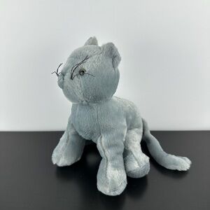 Ganz Webkinz Charcoal Cat 9" HM152 Plush Stuffed Animal Kitty Web Kinz No Code